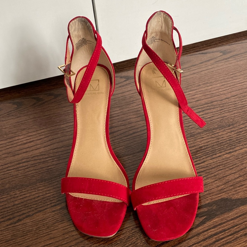 Material Girl Suede Sandals